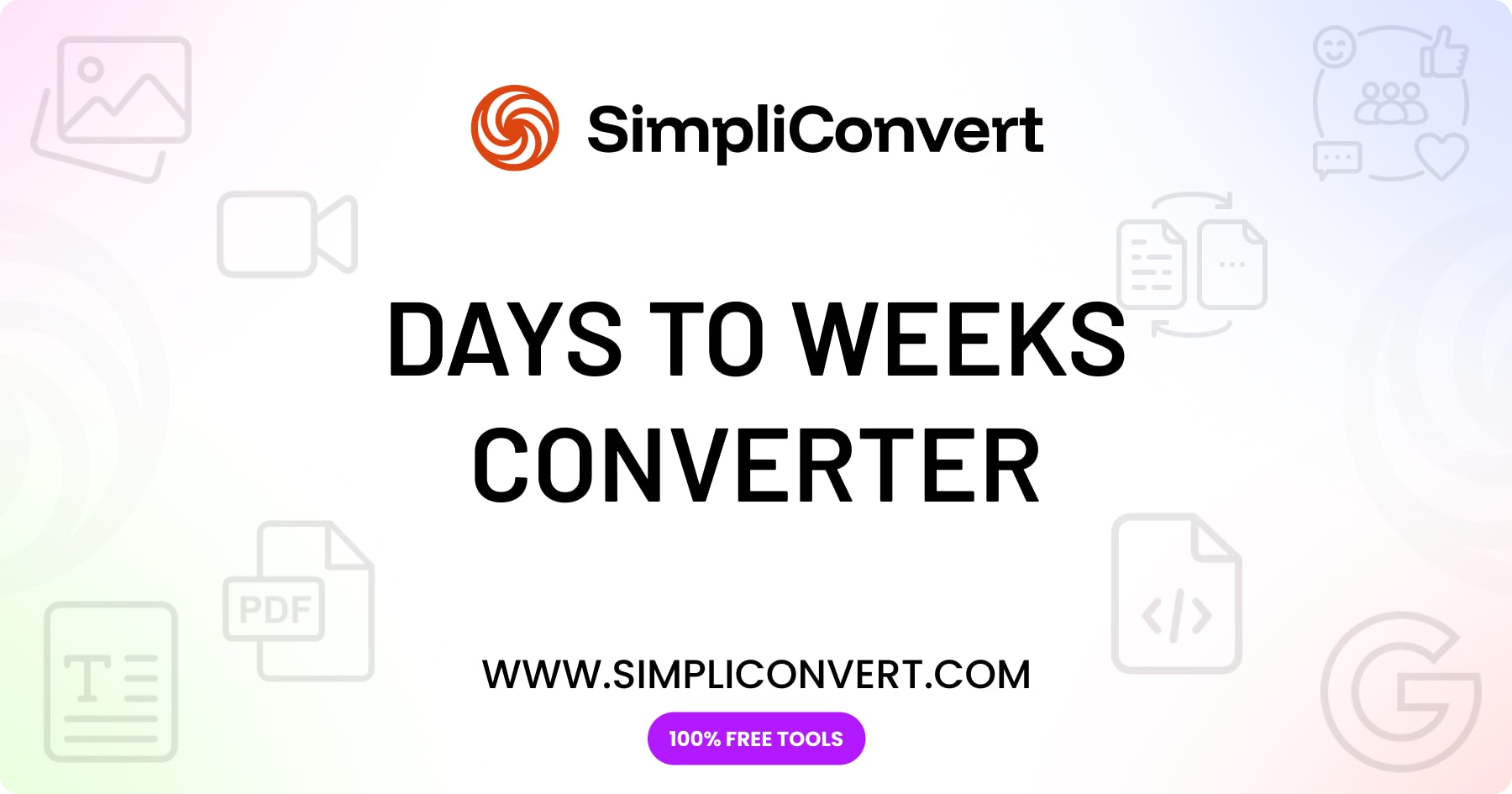 Days to Weeks Converter – Convert Days into Weeks Instantly | SimpliConvert
