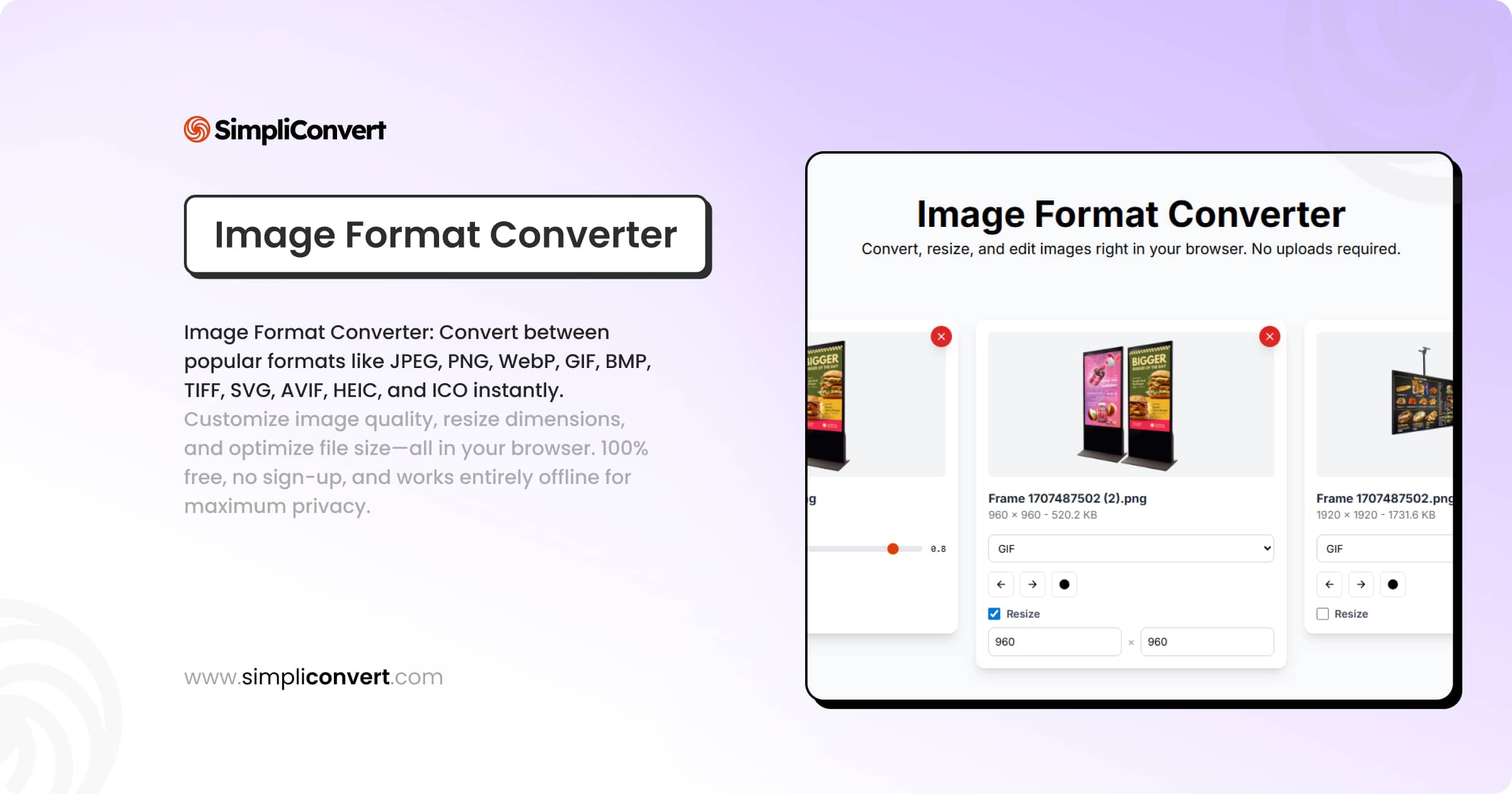 Image Format Converter Example