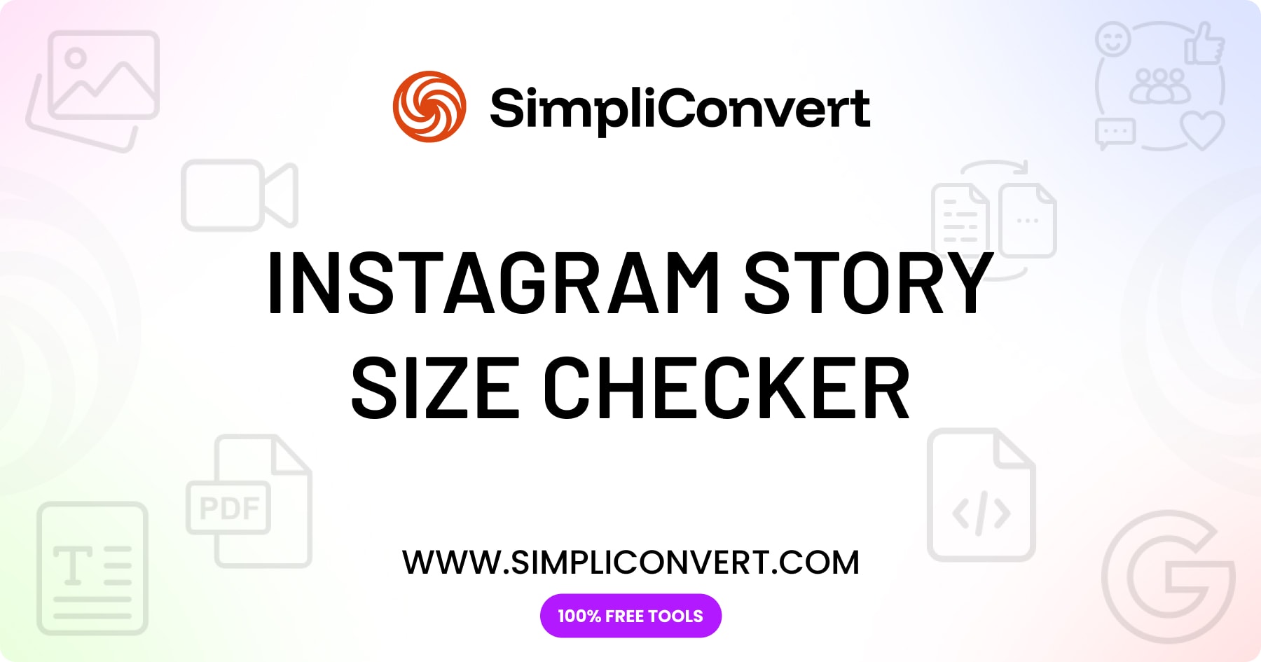Instagram Story Size Checker – Check Aspect Ratio 9:16 | SimpliConvert