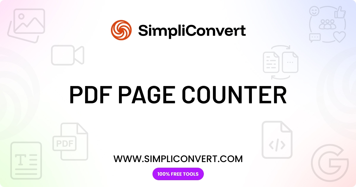 PDF Page Counter – Count Pages in PDF Instantly | SimpliConvert