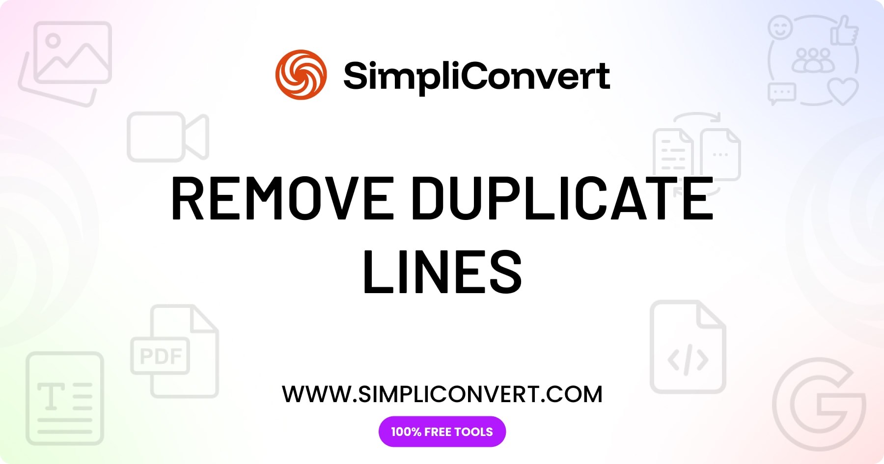 Remove Duplicate Lines Online – Clean & Deduplicate Lists | SimpliConvert